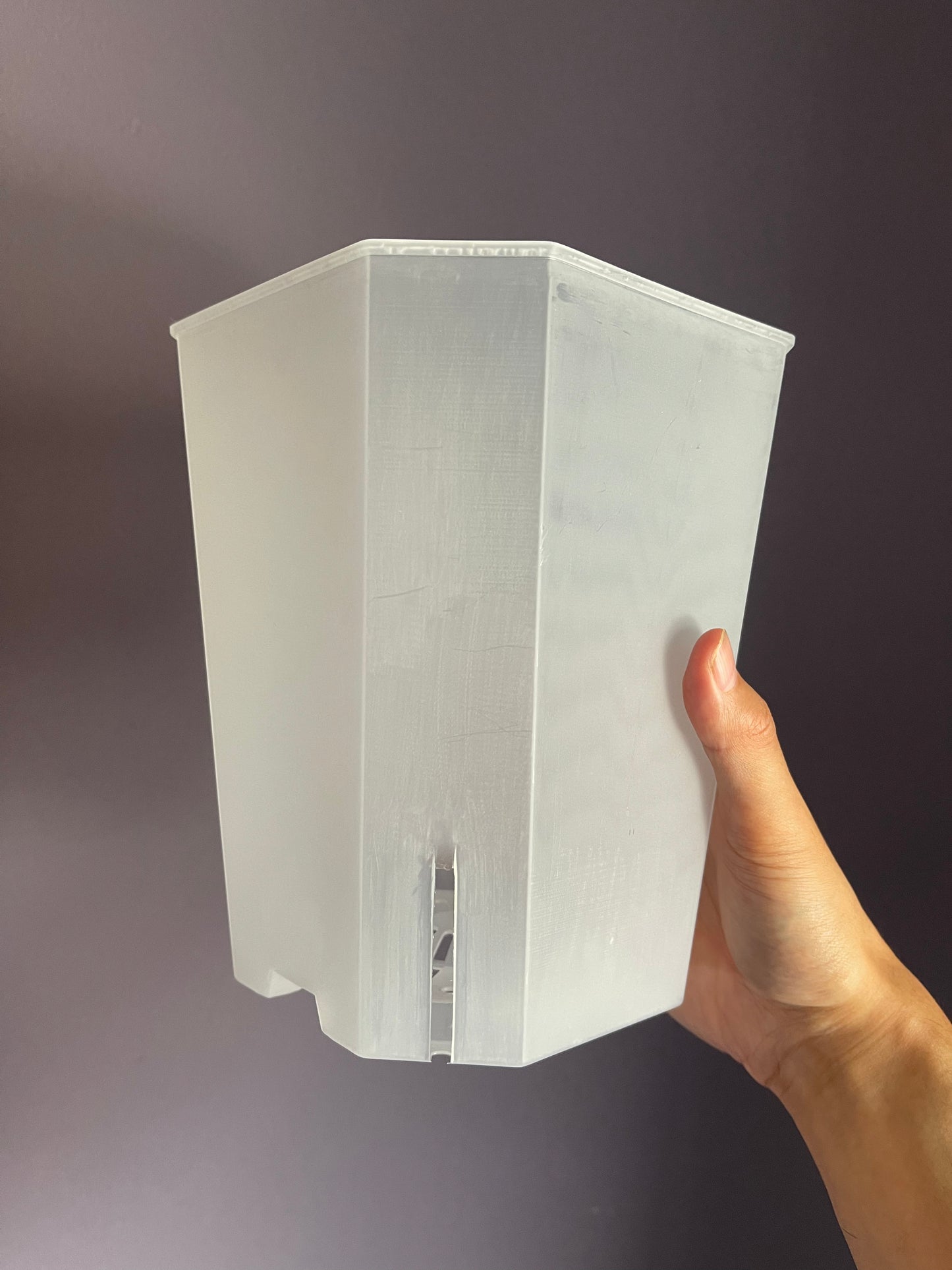 Squared Aroid Tower Pots - Clear Matte